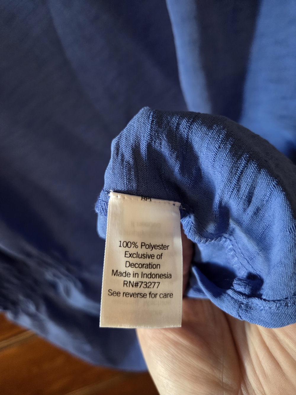 Nwt 3x Nine West Electric Blue Short Ruffle Sleeve Blouse - Picture 5 of 10